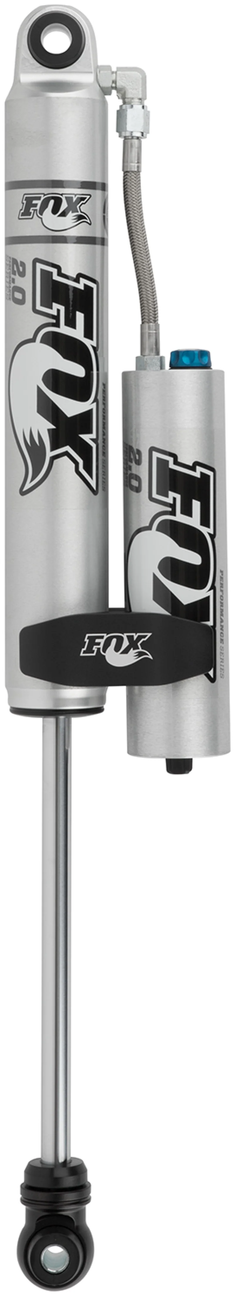 Fox 2.0 Performance Series 10.1in. Smooth Body Reservoir Shock w/CD Adj. (Alum) Std Travel - Black - Image 2