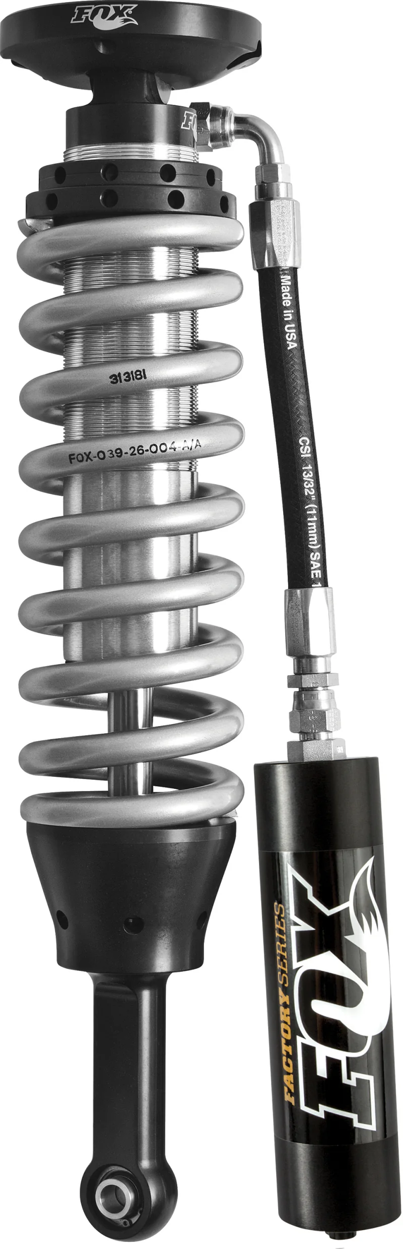 Fox 2006+ Dodge 1500 4WD 2.5 Factory Series 6.2in Remote Res Front Shock Set / 4-6in Lift - Image 3