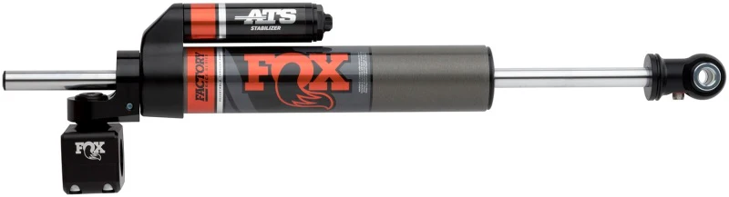 Fox 2007+ Jeep JK 2.0 Factory Series ATS Steering Stabilizer 22.15in Ext L - Orange Heritage Logo - Image 4