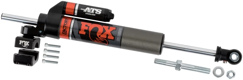 Fox 2007+ Jeep JK 2.0 Factory Series ATS Steering Stabilizer 22.15in Ext L - Orange Heritage Logo - Image 9