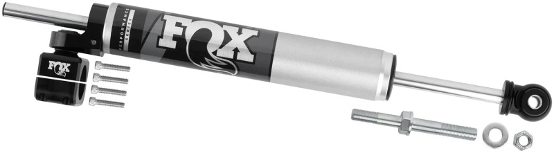 Fox 2007+ Jeep JK 8.2in 2.0 Tie Rod Clamp Steering Stabilizer - Image 5