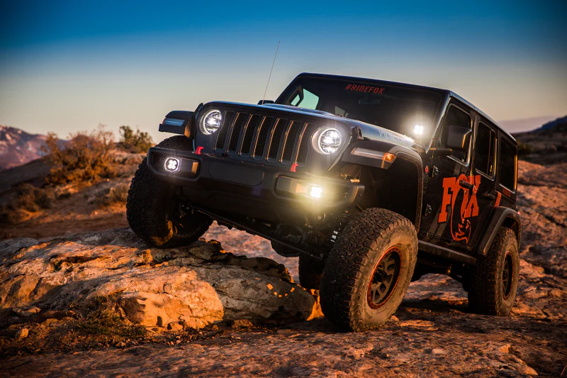 Fox 2018+ Jeep JL 2.5 Factory Series 11.2in P/B Rear Shock Set / 2-3in Lift DSC - Image 7