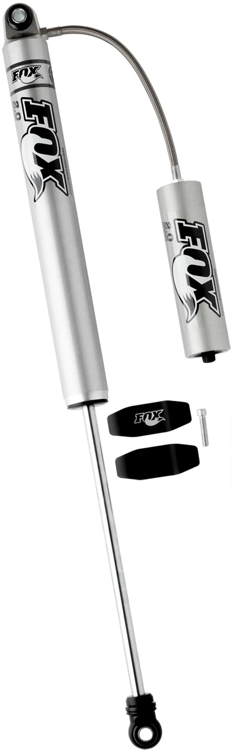 Fox 99+ Chevy HD 2.0 Performance Series 14.1in. Smooth Body Remote Res. Rear Shock / 7-10in. Lift - Image 16