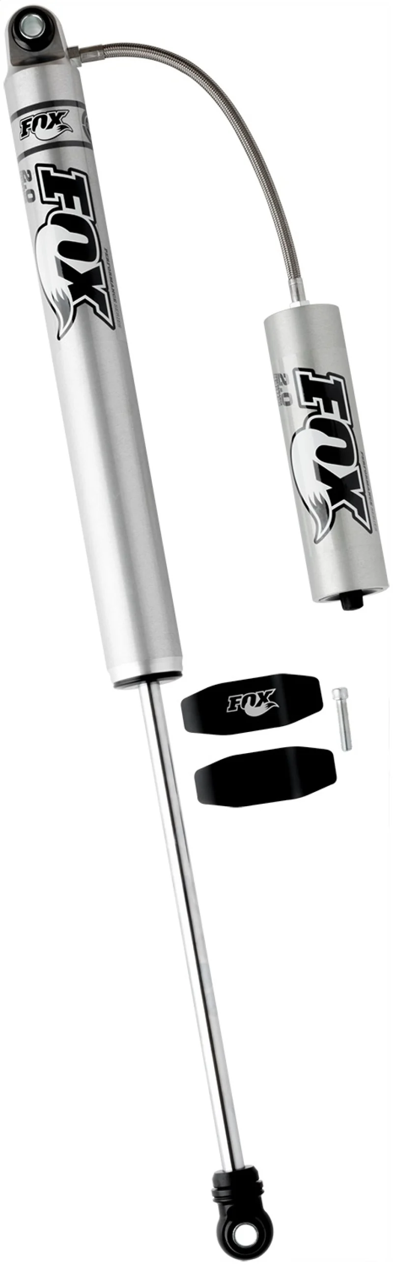 Fox 99+ Chevy HD 2.0 Performance Series 14.1in. Smooth Body Remote Res. Rear Shock / 7-10in. Lift - Image 18