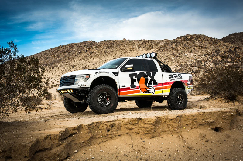 Fox Ford Raptor 3.0 Factory Series 11.48in. External QAB P/B Reservoir Rear Shock Set - Black/Zinc - Image 4