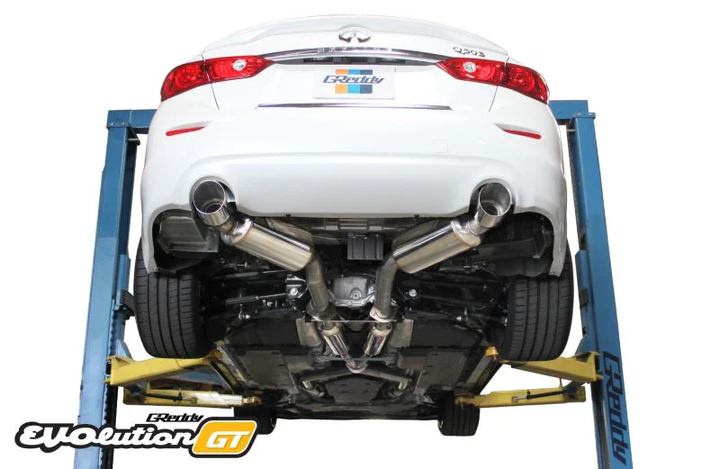 GReddy 16+ Infiniti Q50 Evolution (RWD ONLY) GT Cat-Back Exhaust - Image 2