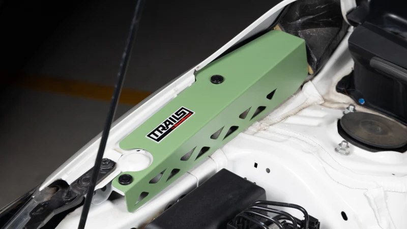 GrimmSpeed 2018+ Subaru Crosstrek TRAILS Fender Shrouds - Green - Image 2