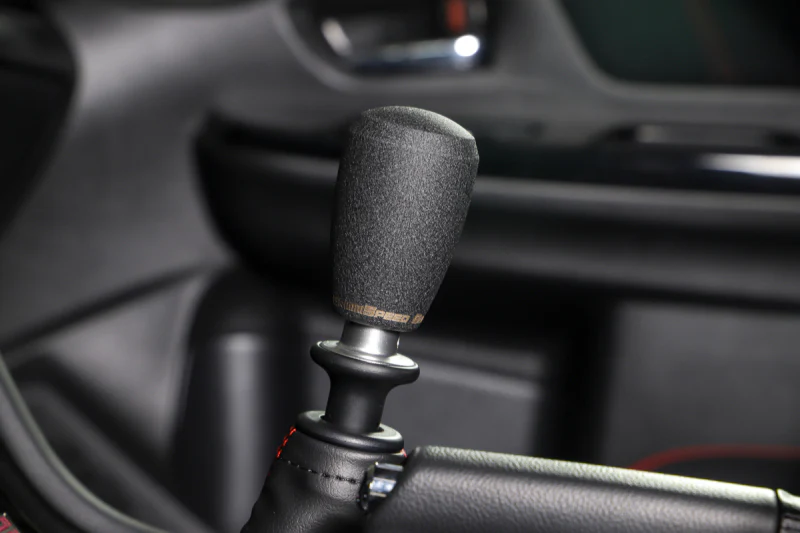 GrimmSpeed Shift Knob Stainless Steel - Subaru 5 Speed and 6 Speed Manual Transmission - Black - Image 3