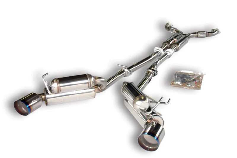 HKS 03-06 350z Dual Hi-Power Ti Tip Catback Exhaust (SUS304 NO COATING) - Image 2