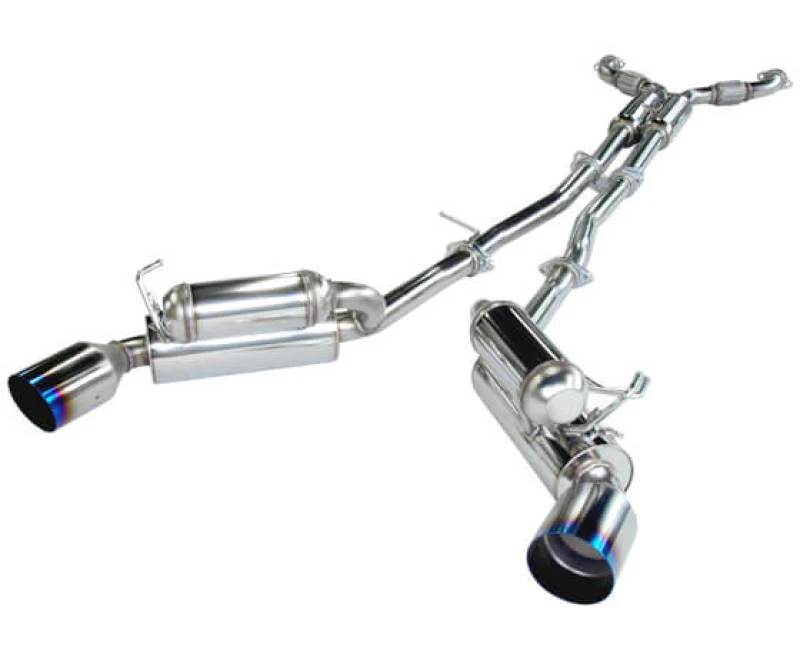 HKS 03-07 G35 Dual Hi-Power Ti Tip Catback Exhaust (SUS304 NO COATING) - Image 2