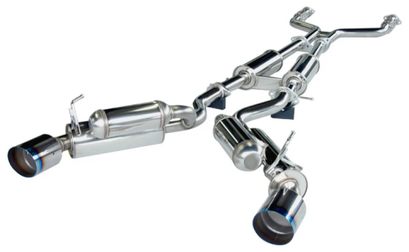 HKS 08-13 Infiniti G37 Coupe Dual Hi-Power Ti Tip Catback Exhaust (SUS304 NO COATING) - Image 2