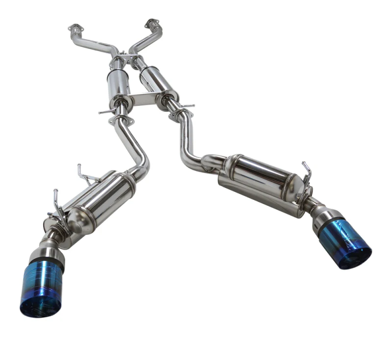 HKS 09-21 Nissan 370z Dual Hi-Power Ti. Tip Catback Exhaust (SUS304 NO COATING) - Image 2