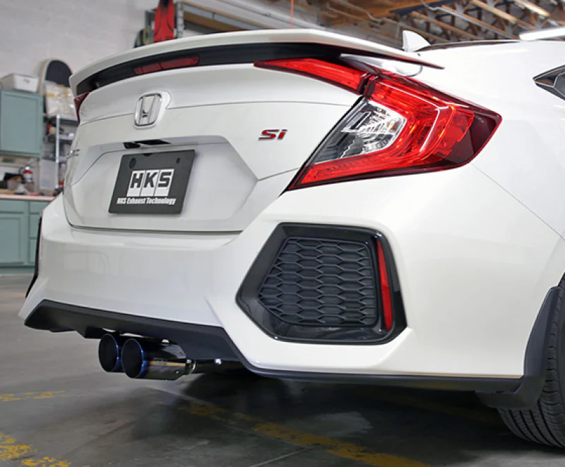 HKS 17+ Honda Civic Si Sedan (FC) Hi-Power Muffler Exhaust - Image 2
