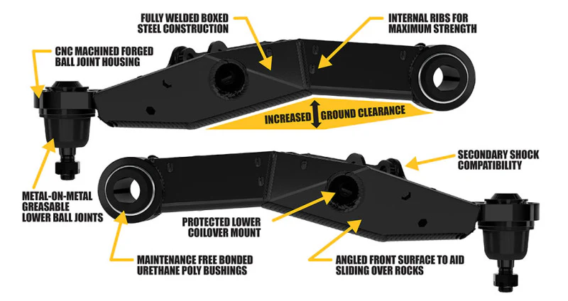 ICON 05-23 Toyota Tacoma Lower Control Arm Kit - Image 9