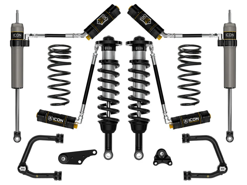 ICON 2024+ Toyota Tacoma 1.25in-3in Stage 5 Suspension System Tubular w/ Triple Rate Spring