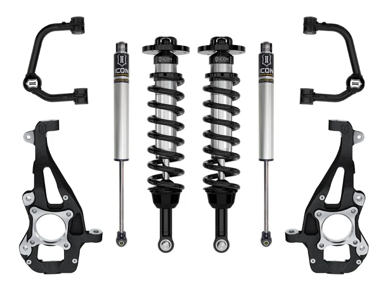 ICON 21-23 Ford F150 4WD 3.5-4.5in  Stage 1 Suspension System With Tubular Upper Control Arms