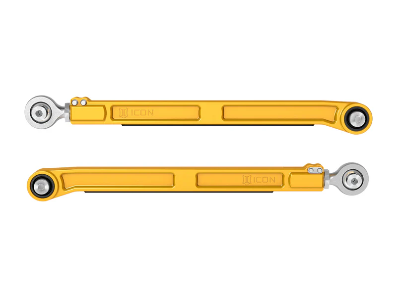 ICON 22-23 Toyota Tundra / 2024 Toyota Tacoma Billet Rear Lower Link Kit - Gold Anodized - Image 2