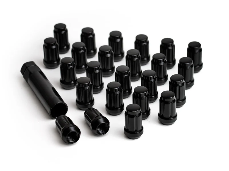 ICON Alloys Lug Nut Kit Black - 14x1.5 - 32 Lug Nuts w/ Key - Image 2