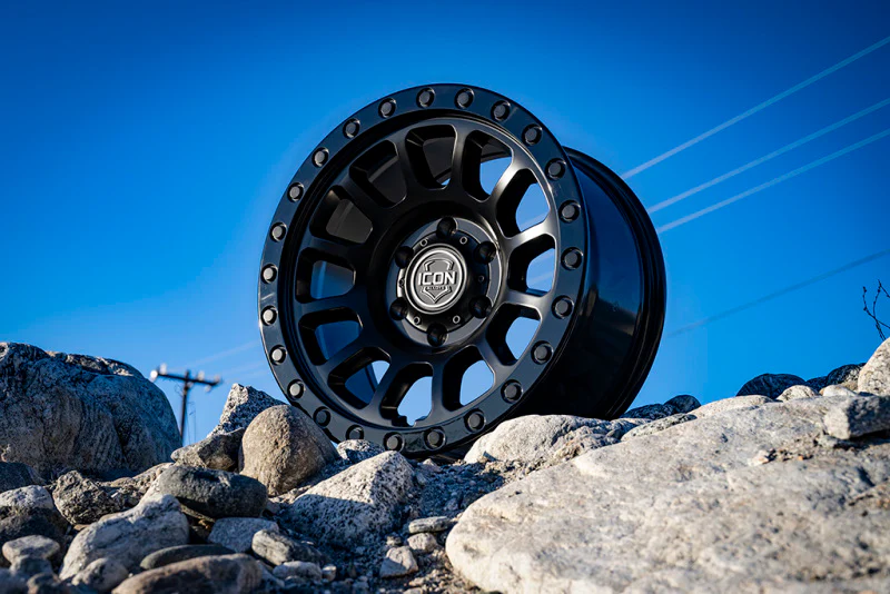 ICON Hulse 17 X 8.5 6 X 5.5 0mm Offset 4.75in BS Double Black - Image 2