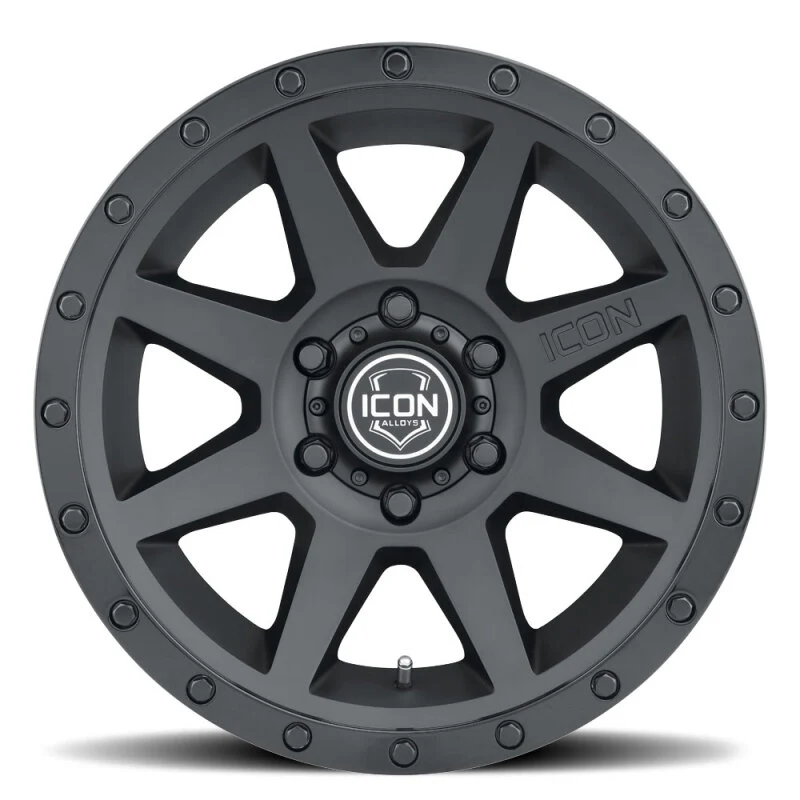 ICON Rebound 18x9 6x135 6mm Offset 5.25in BS 87.1mm Bore Double Black Wheel - Image 2