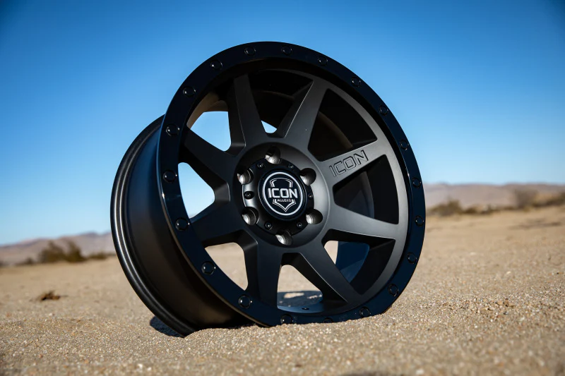 ICON Rebound 18x9 6x135 6mm Offset 5.25in BS 87.1mm Bore Double Black Wheel - Image 5