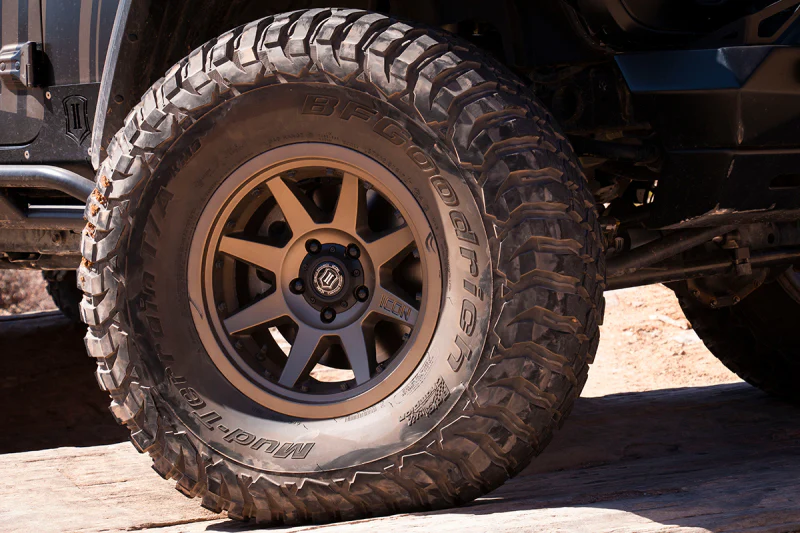 ICON Rebound Pro 17x8.5 6x135 6mm Offset 5in BS 87.1mm Bore Bronze Wheel - Image 3