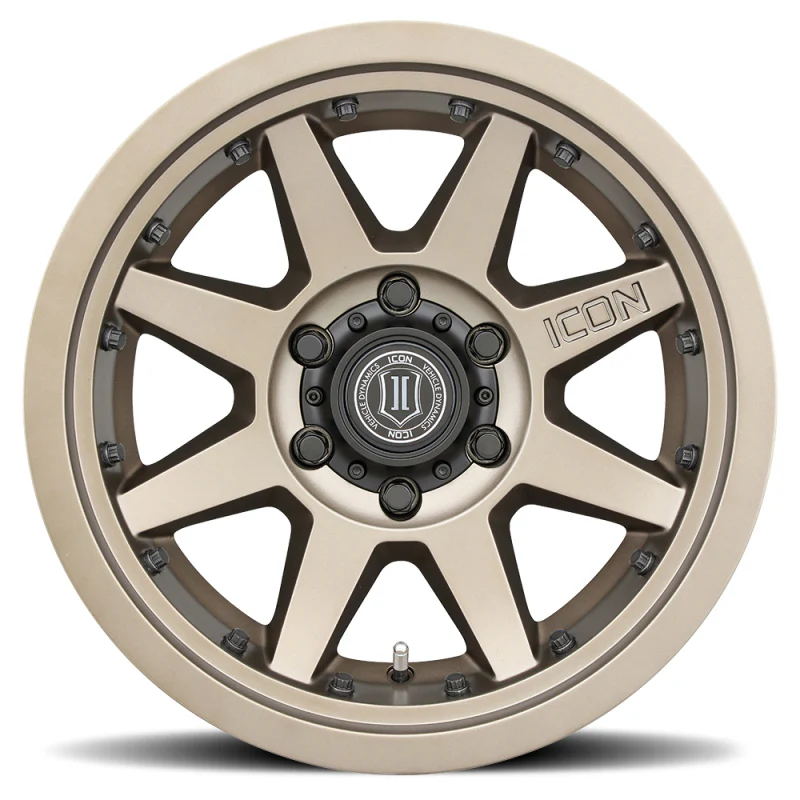 ICON Rebound Pro 17x8.5 6x135 6mm Offset 5in BS 87.1mm Bore Bronze Wheel - Image 6