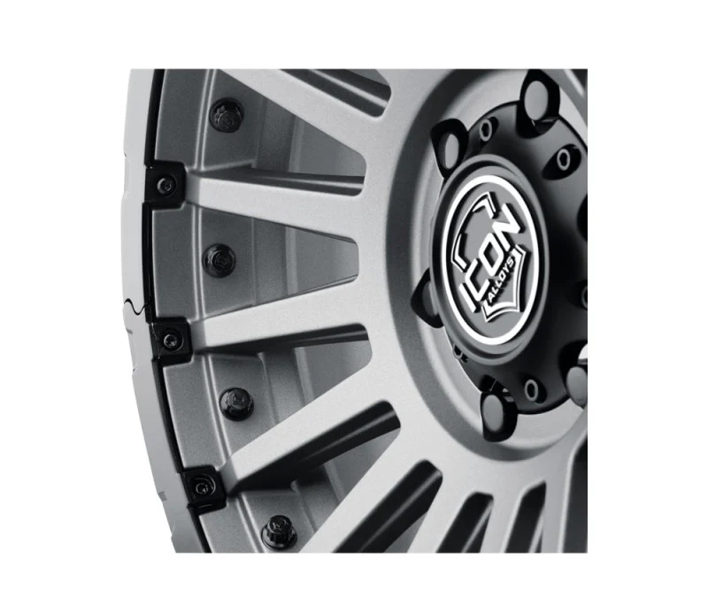 ICON Recon Pro 17x8.5 5x5 -6mm Offset 4.5in BS 71.5mm Bore Charcoal Wheel - Image 5
