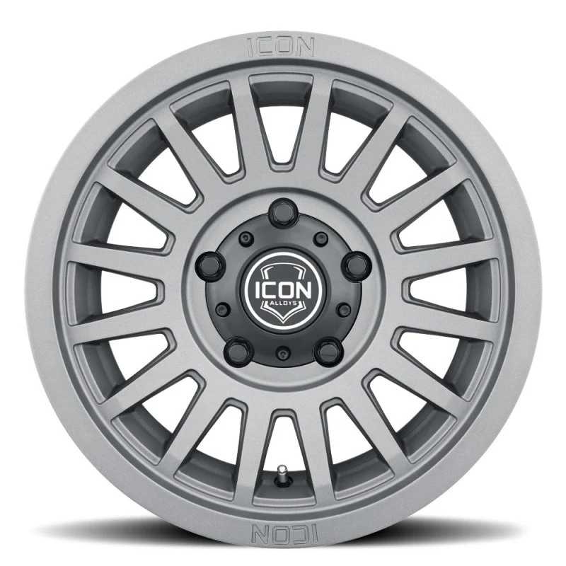 ICON Recon SLX 17x8.5 5x4.5 0mm Offset 4.75in BS 71.5mm Bore Charcoal Wheel - Image 2