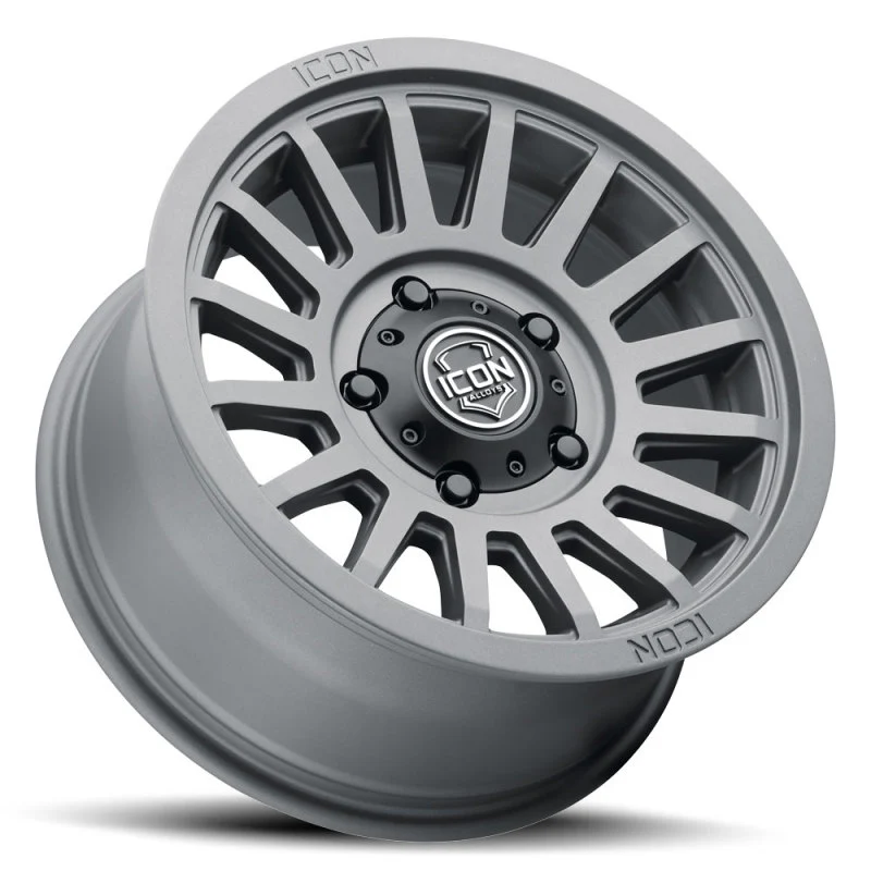 ICON Recon SLX 17x8.5 5x4.5 0mm Offset 4.75in BS 71.5mm Bore Charcoal Wheel - Image 3