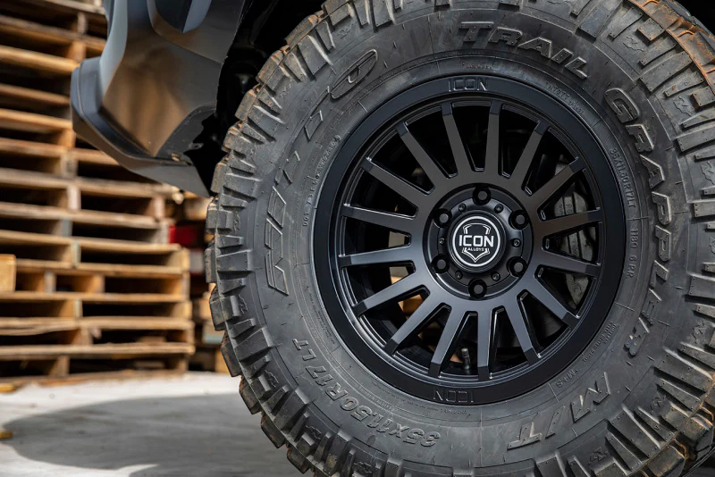 ICON Recon SLX 17x8.5 5x4.5 0mm Offset 4.75in BS 71.5mm Bore Satin Black Wheel - Image 2