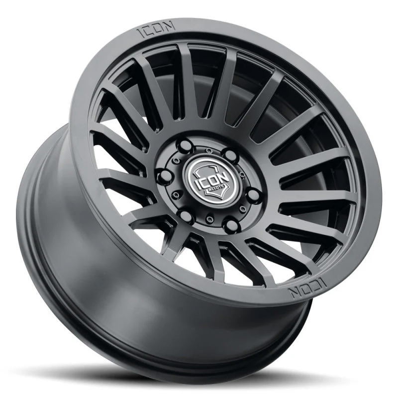 ICON Recon SLX 18x9 6x5.5 BP 25mm Offset 6in BS 95.1mm Hub Bore Satin Black Wheel - Image 2