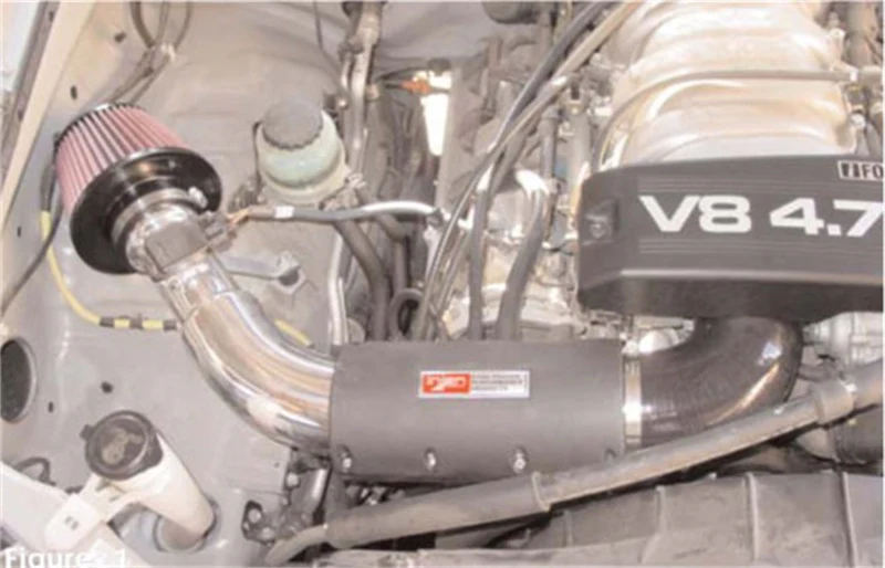 Injen 00-04 Tundra / Sequoia 4.7L V8 & Power Shield only Polished Power-Flow Air Intake System - Image 6