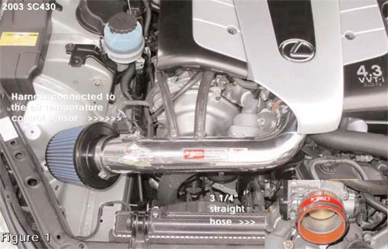 Injen 01-03 Lexus GS430/LS430/SC430 V8 4.3L Black IS Short Ram Cold Air Intake - Image 5