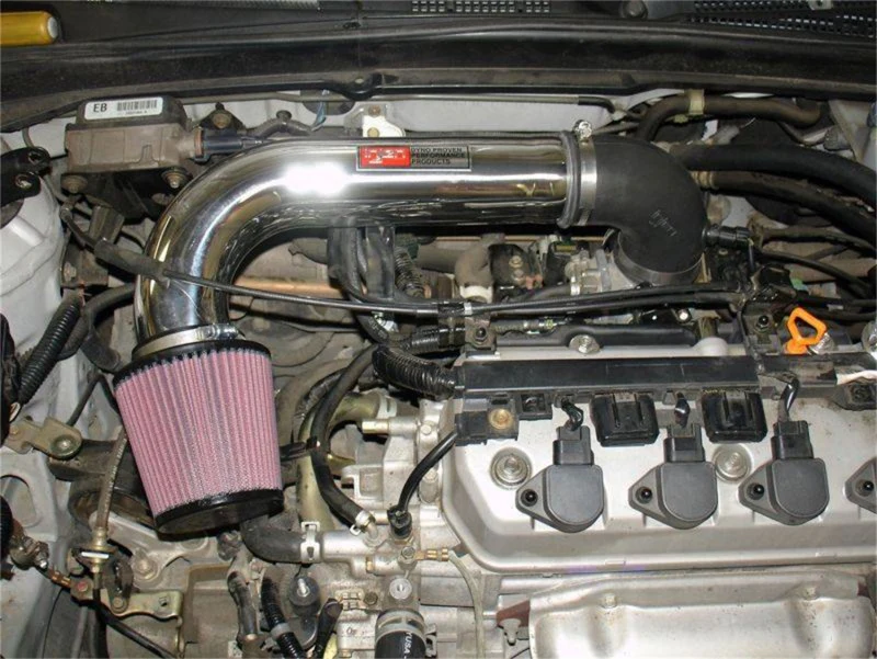 Injen 01-04 Civic Dx Lx Ex Hx Polished Short Ram Intake - Image 6