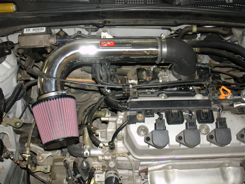 Injen 01-04 Civic Dx Lx Ex Hx Polished Short Ram Intake - Image 7