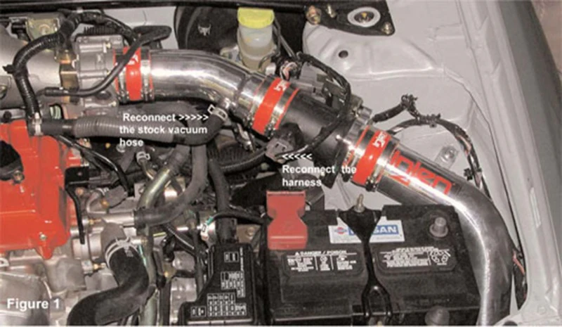 Injen 02-06 Nissan Sentra SER Spec V 2.5L (CARB 02-04 Only) Black Cold Air Intake **SPECIAL ORDER** - Image 4