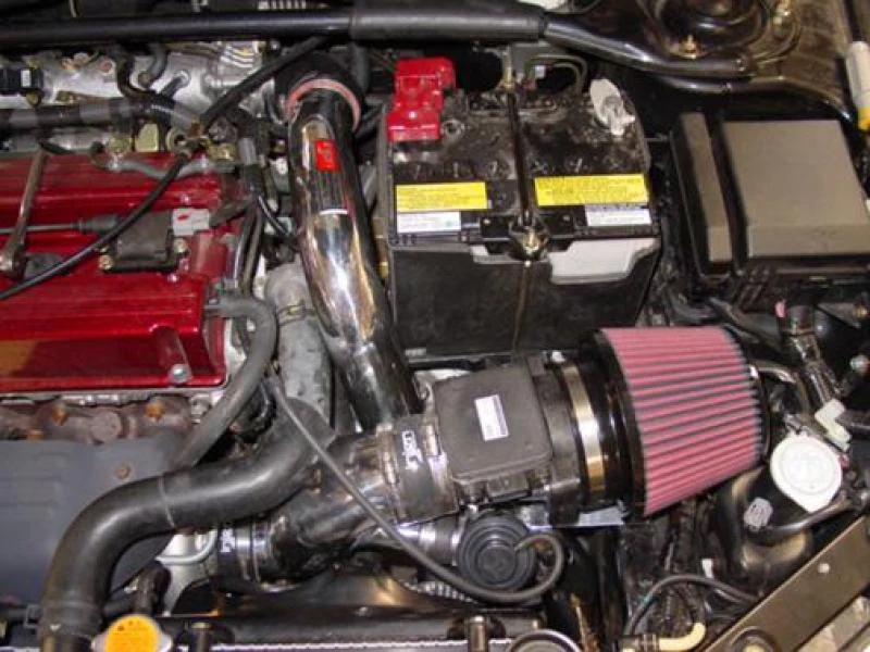 Injen 03-06 Evo 8/9/MR Cast Aluminum Intake System w/ Full Intercooler Piping Polished Short Ram Int - Image 3