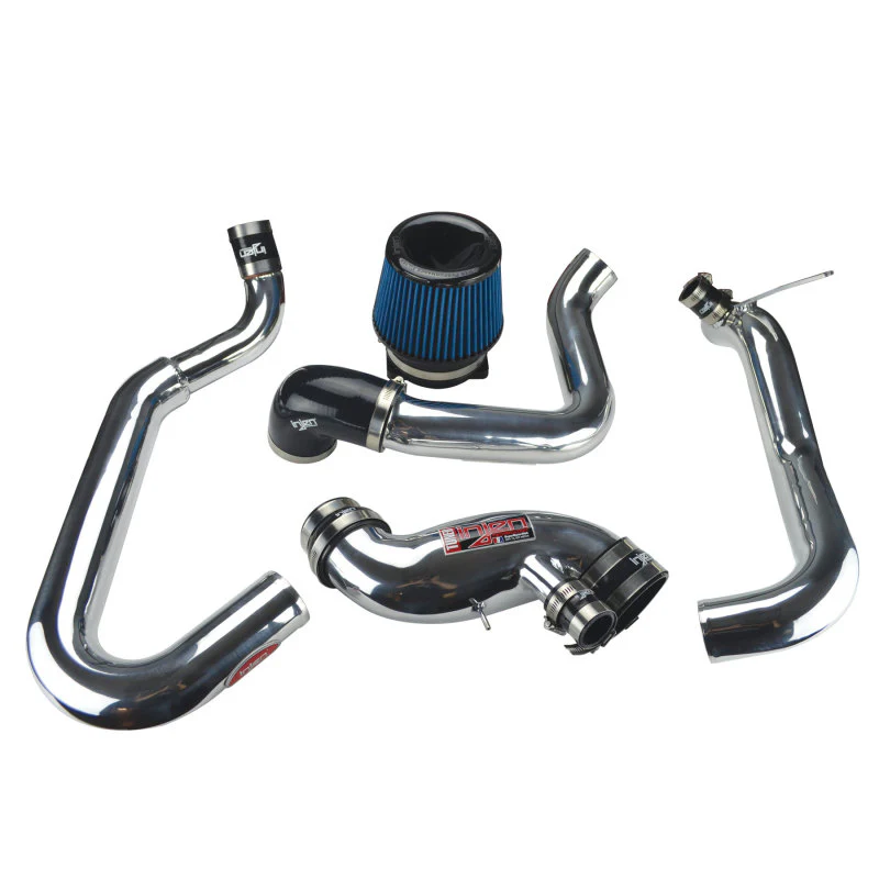 Injen 03-06 Evo 8/9/MR Cast Aluminum Intake System w/ Full Intercooler Piping Polished Short Ram Int - Image 4