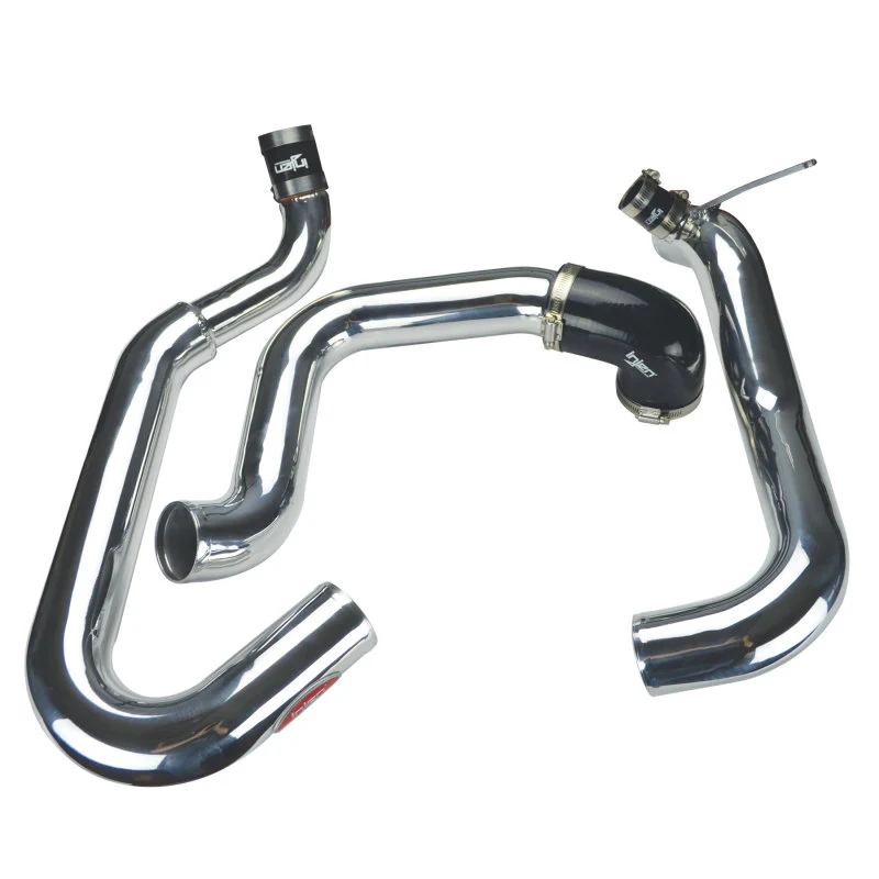 Injen 03-06 Evo 8/9/MR Cast Aluminum Intake System w/ Full Intercooler Piping Polished Short Ram Int - Image 7