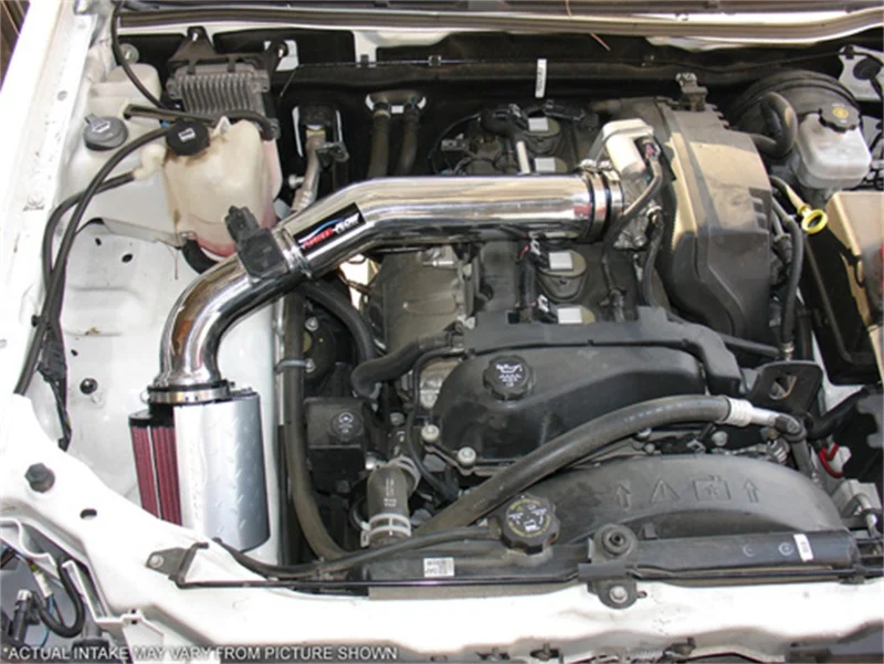 Injen 04-06 Colorado / Canyon 3.5L 5 Cyl. (incl. Diamond plate heat shield) Polished Power-Flow Air - Image 5