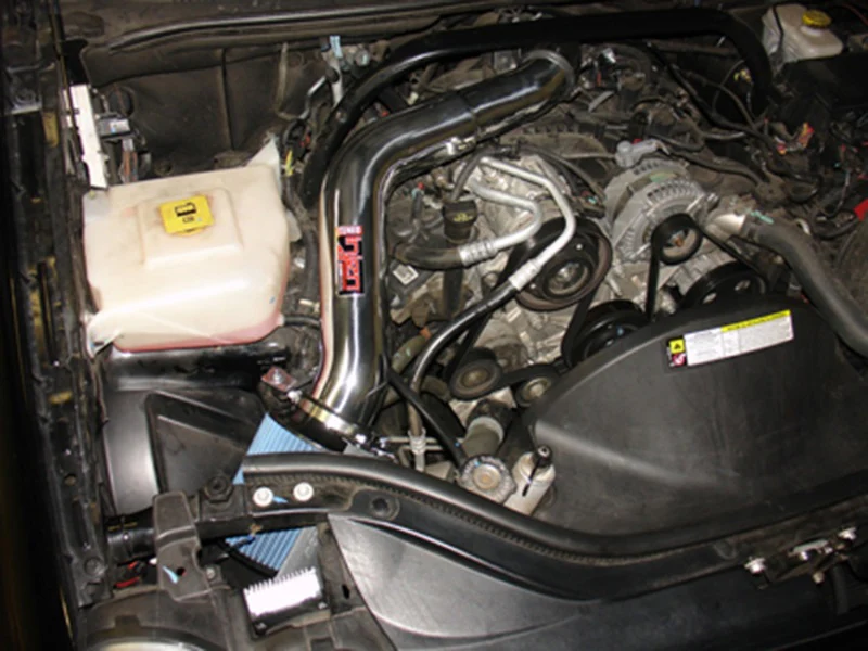 Injen 05-10 Grand Cherokee WK Wrinkle Bk Power-Flow Intake w/ MR Tech & Web Nano Fiber Dry Filter - Image 7