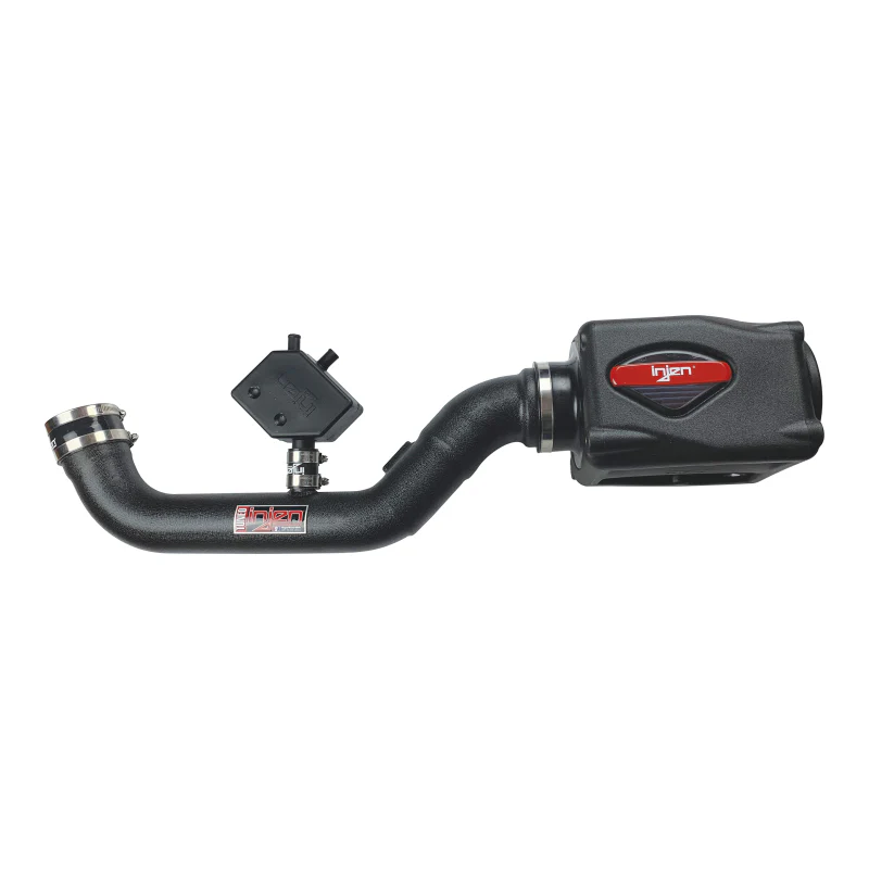 Injen 05-19 Nissan Frontier 4.L V6 w/ Power Box Wrinkle Black Power-Flow Air Intake Syst - Image 4