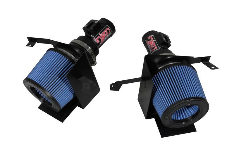 Injen 07-08 350Z 3.5L V6  Air Fusion and Air Horns Black Short Ram Intake - Image 4