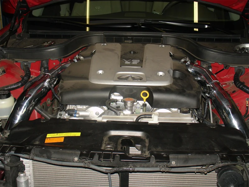 Injen 07-08 G35 4Dr 3.5L/08-13 G37 2Dr 3.7L excl IPL/09-13 G37 4Dr 3.7L V6 Black Cold Air Intake - Image 5