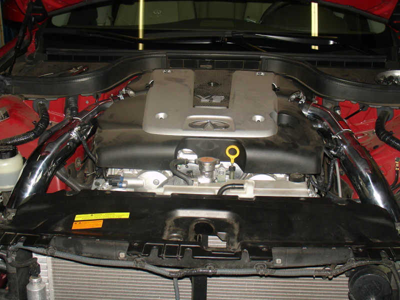 Injen 07-08 G35 4Dr 3.5L/08-13 G37 2Dr 3.7L excl IPL/09-13 G37 4Dr 3.7L V6 Polished Cold Air Intake - Image 5