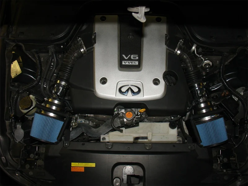 Injen 07-08 G35 4Dr 3.5L/08-13 G37/G37 IPL 2Dr 3.7L/09-13 G37 4Dr 3.7L V6 Black Short Ram Intake - Image 6