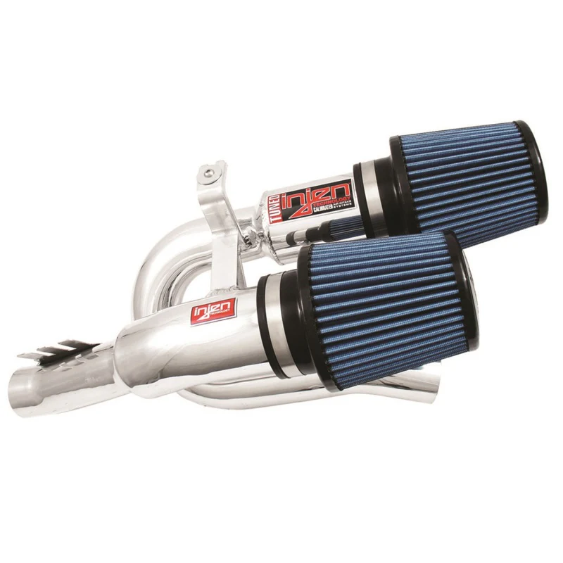 Injen 07-09 335i E92 / 08-09 135i E82 3.0L L6 Twin intake Polished Short Ram Intake - Image 3