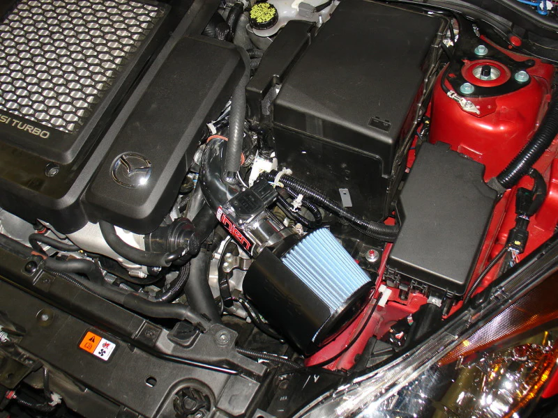 Injen 07-10 MazdaSpeed 3 2.3L 4cyl Turbo Polished Short Ram Intake - Image 5