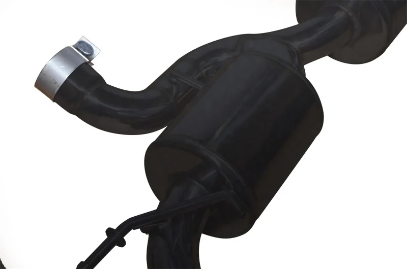 Injen 07-17 Jeep Wrangler JK 3.6L/3.8L 63mm Stealth Black Axle-back Exhaust w/ 4in Black Tips - Image 16